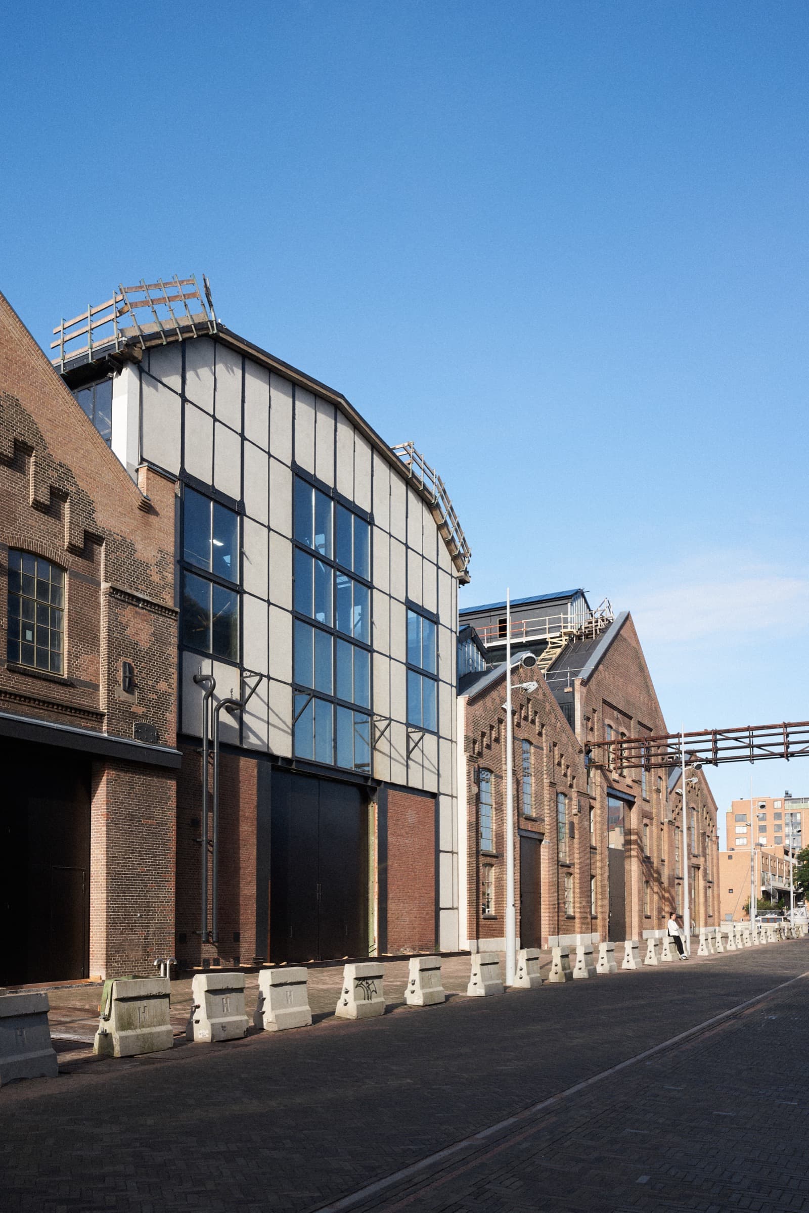 De entree van het Drift Museum in de Van Gendt Hallen